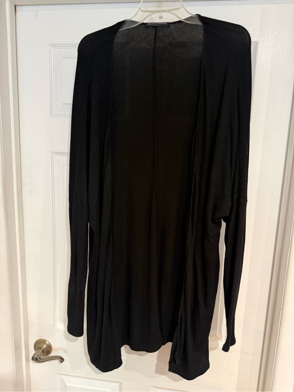 Brandy Melville Black Open-Front Sweater Cardigan